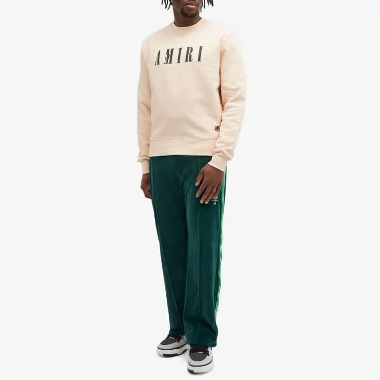 Amiri Core Logo Crew Sweatshirt, beige