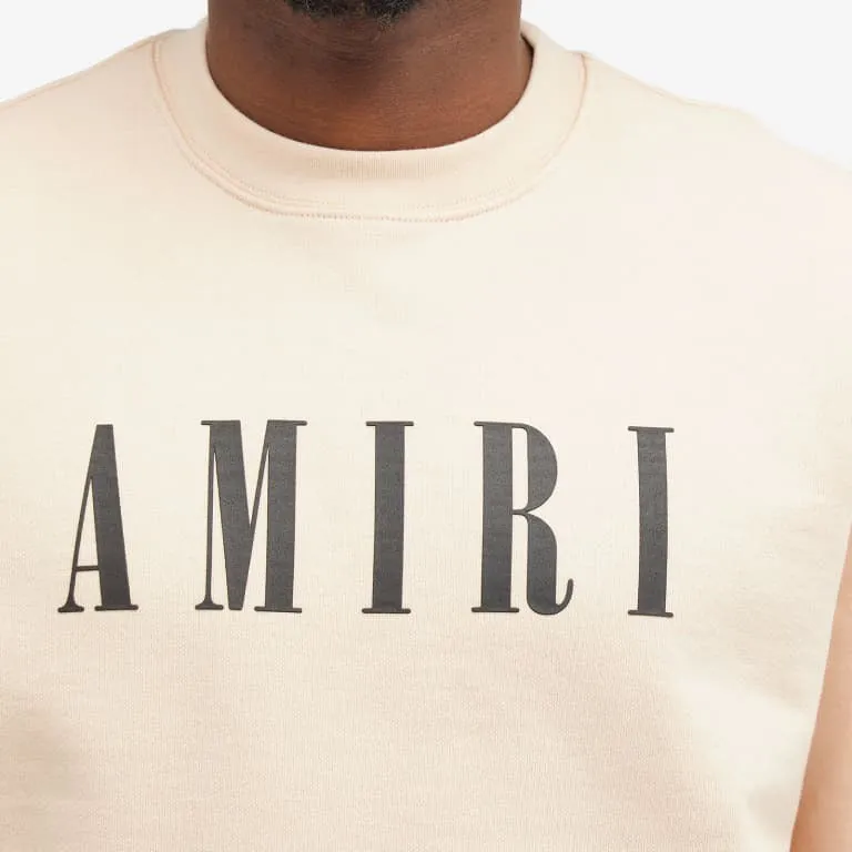 Amiri Core Logo Crew Sweatshirt, beige