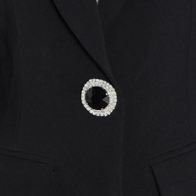 Blazer - Dames - Elegante Blazer van Hoogwaardige Stof met Getailleerde Pasvorm en Tijdloos Design