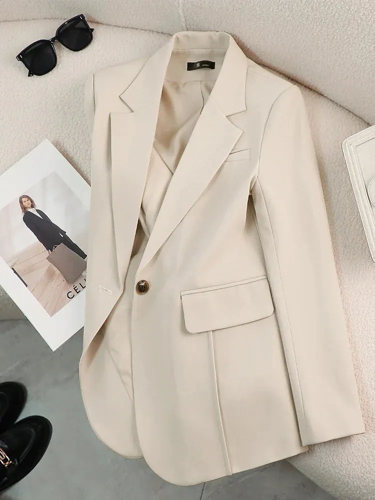 Blazer - Dames - Elegante DEBORA Blazer van Katoen met Slim Fit en Moderne Stijl
