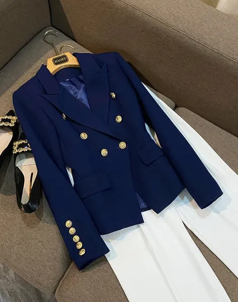 Blazer Jas - Dames - Hoogwaardig materiaal met een trendy pasvorm en stijlvolle afwerking