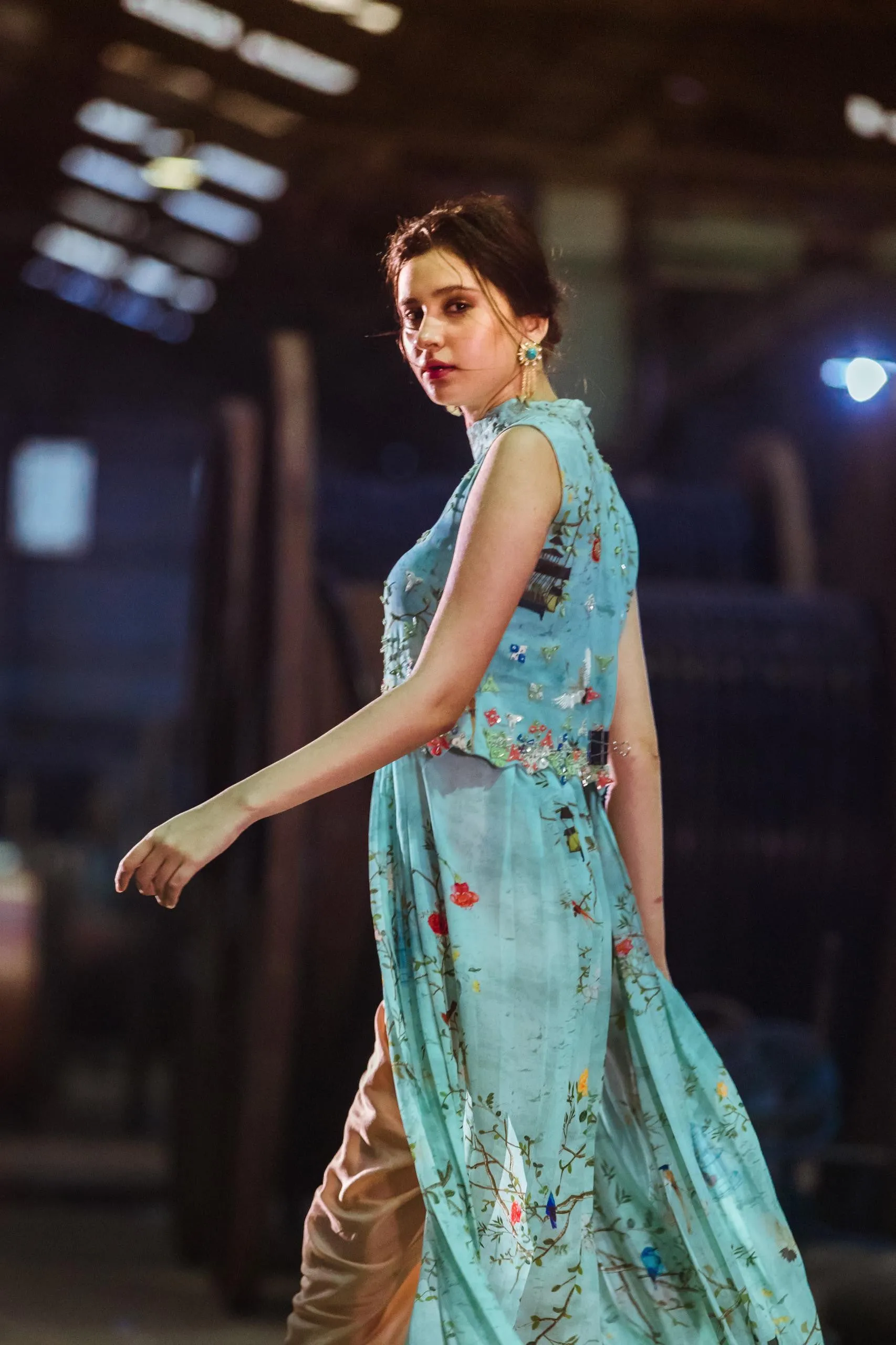 Chinoiserie Cutwork Mint Tunic