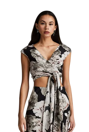 Floral Wrap Bralette Top