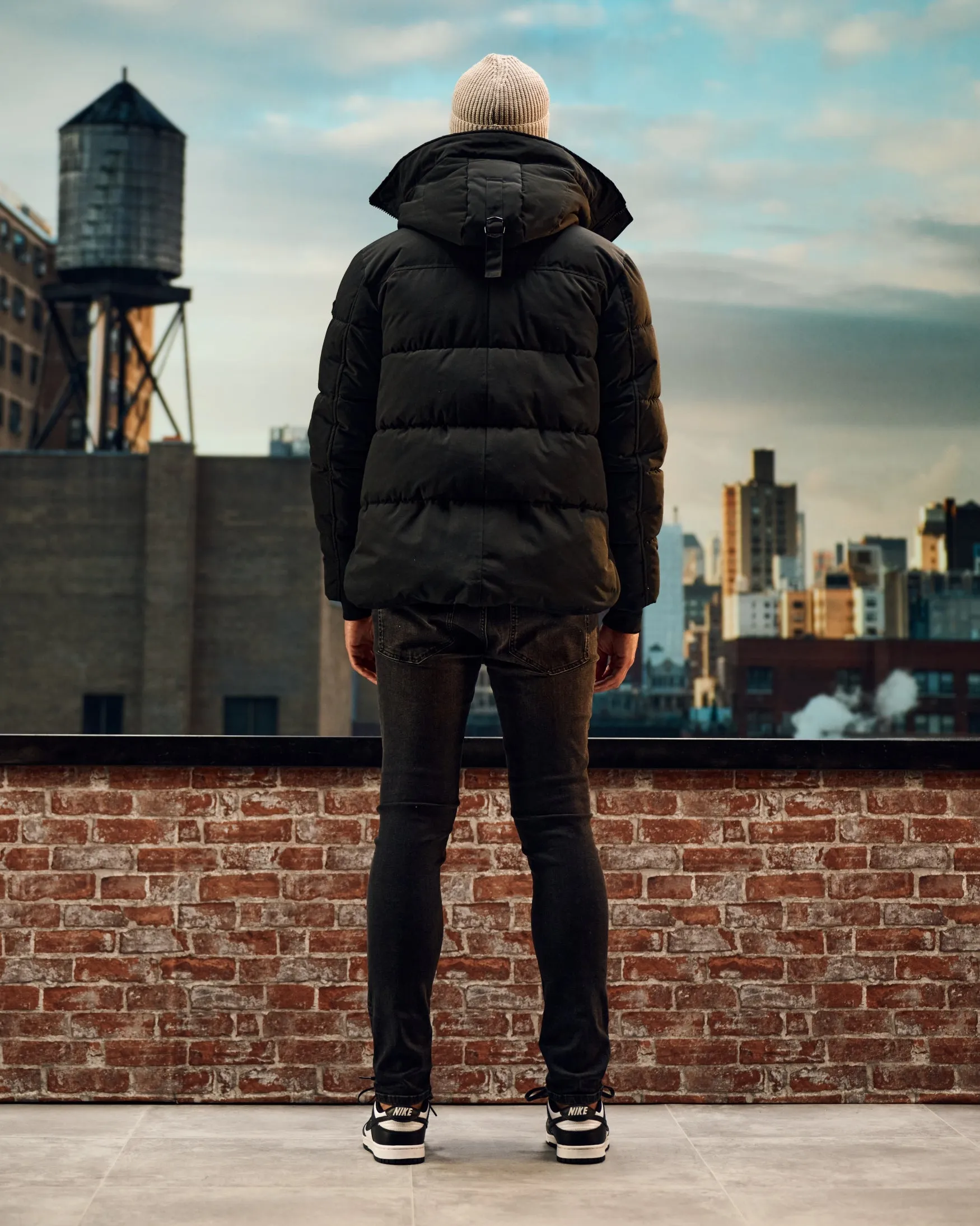 Malelions Men Porter Parka | Black