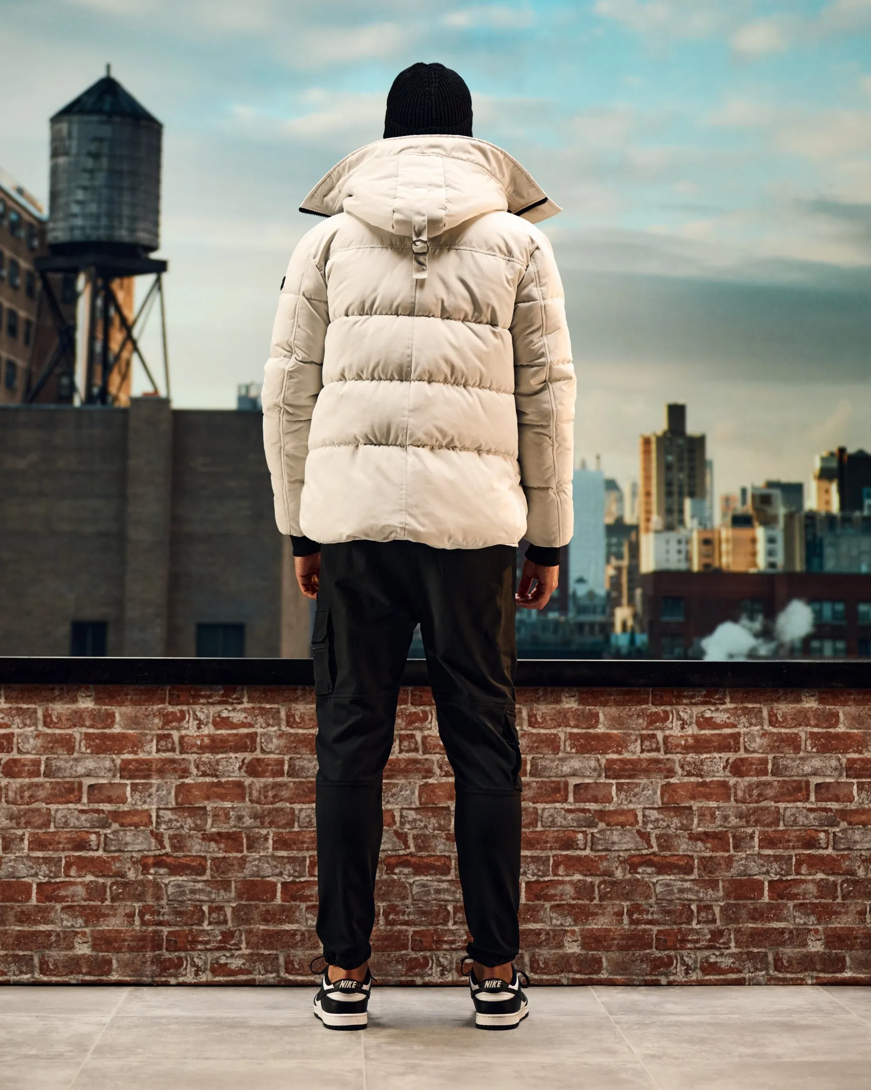 Malelions Men Porter Parka | Cream
