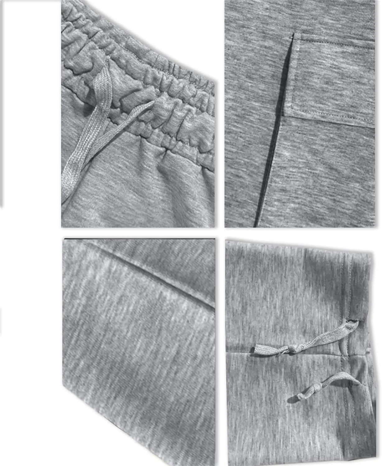 Men's Straight Leg Elastic Waist Work Pants Casual Drawstring Cargo Trousers Lightweight Relaxed Fit Outdoor Pants