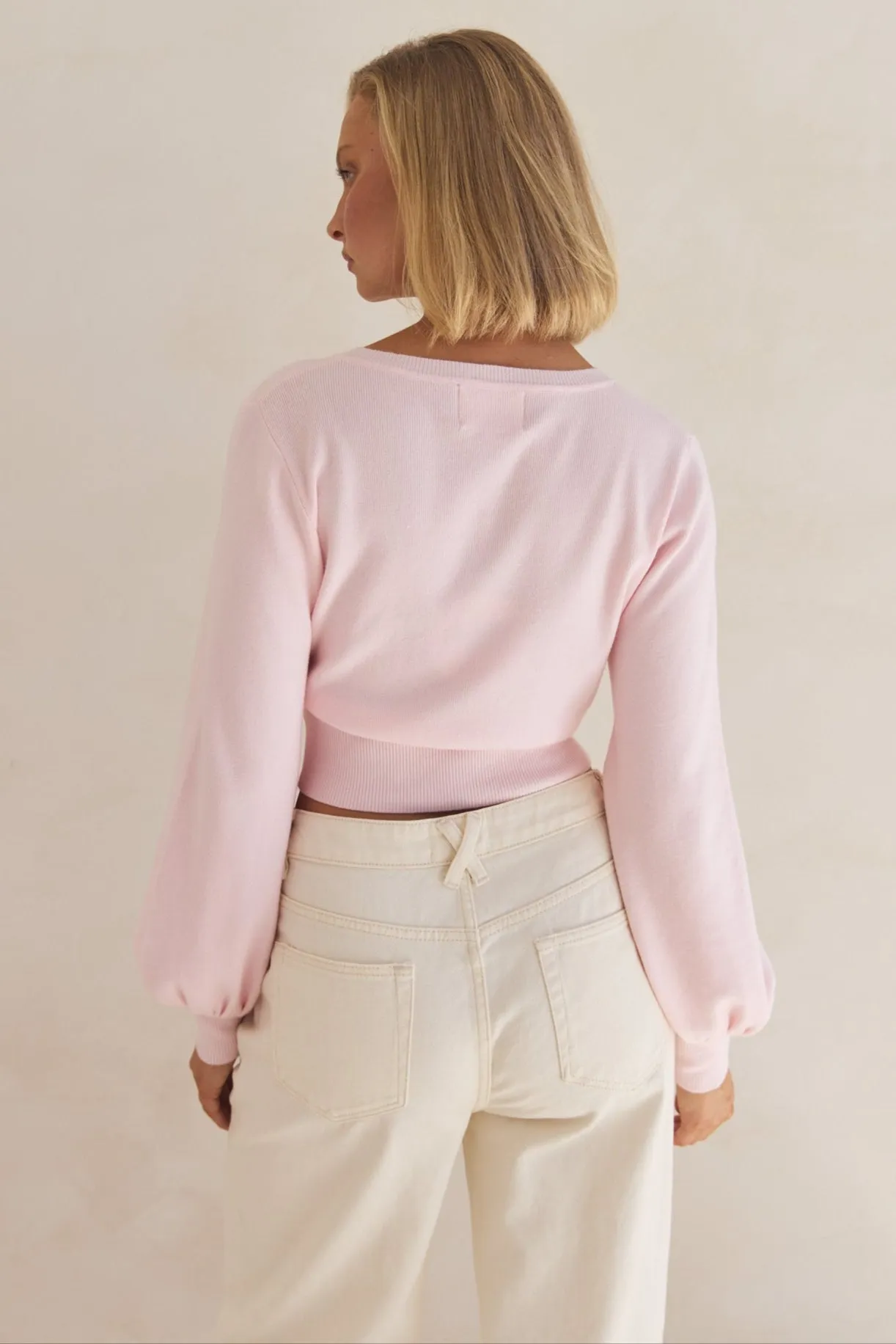 Misty Knit Cardigan (Pink)
