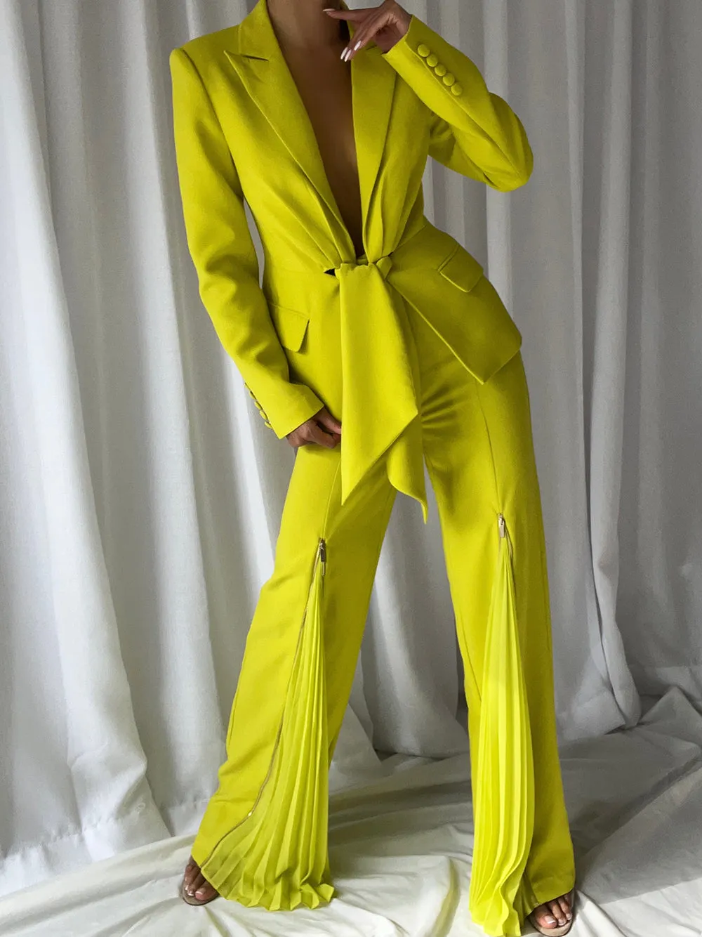PENNY Blazer & Pants Set in Green