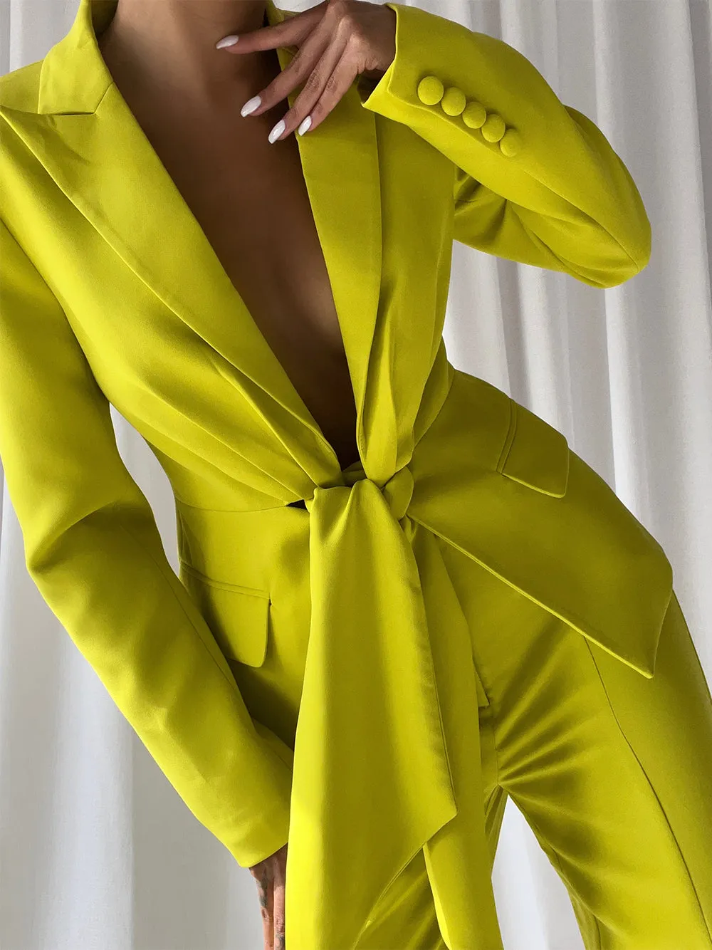 PENNY Blazer & Pants Set in Green
