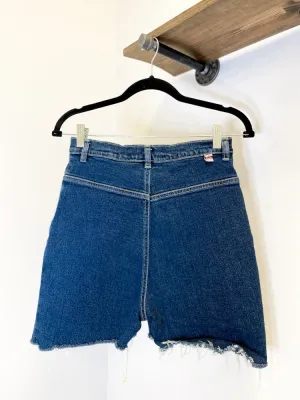 Vintage Route 66 Cutoff Shorts 7/8