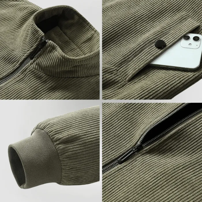 Wayne  Corduroy Fleece Jacket