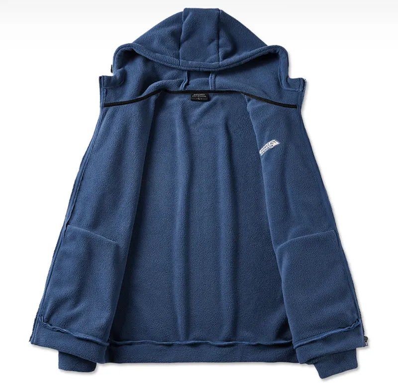 West Louis Warm Fleece Casual Sweatshirt Jacket